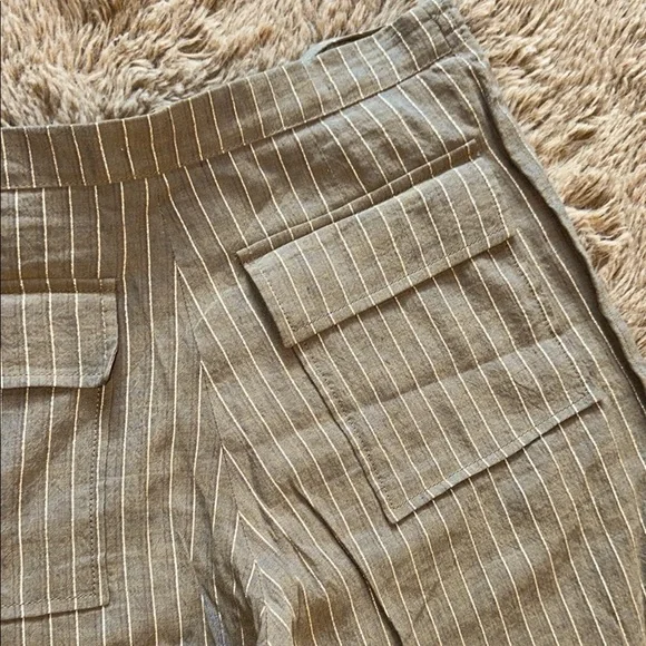 Vintage Burberry Wide Leg Lenin Trousers - Picture 15 of 15